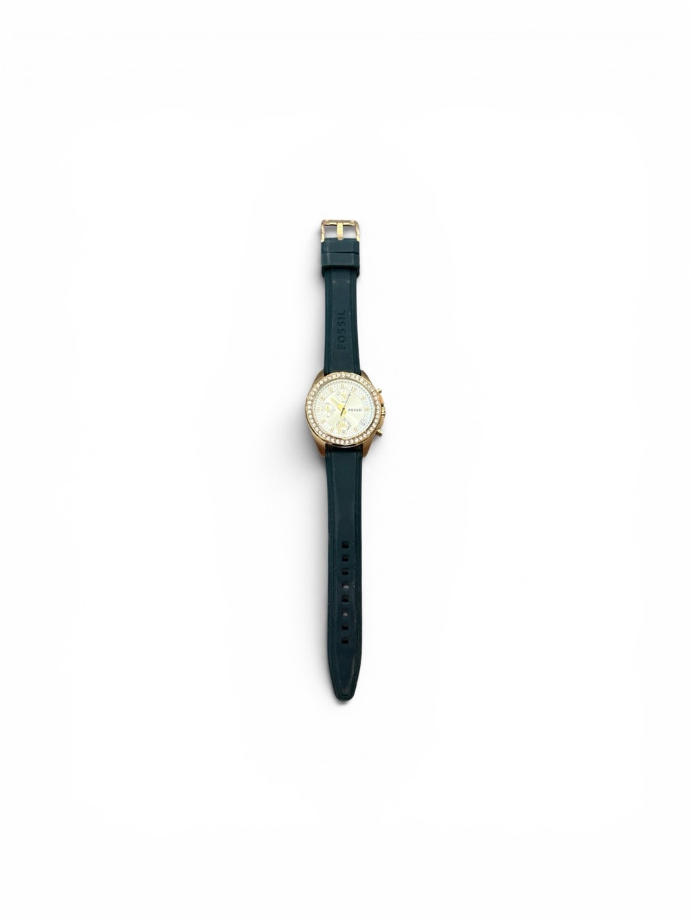 Fossil Women's Watch in Dark Green and Gold-Tone